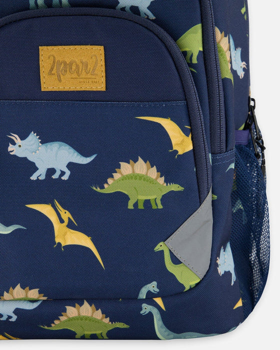 Navy Dinos Toddler Backpack