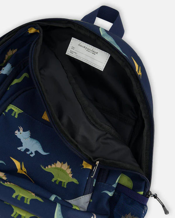 Navy Dinos Toddler Backpack