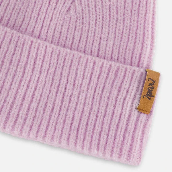 Lilac Knit Hat