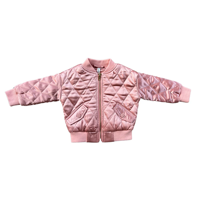 Winter Mauve Bomber Jacket