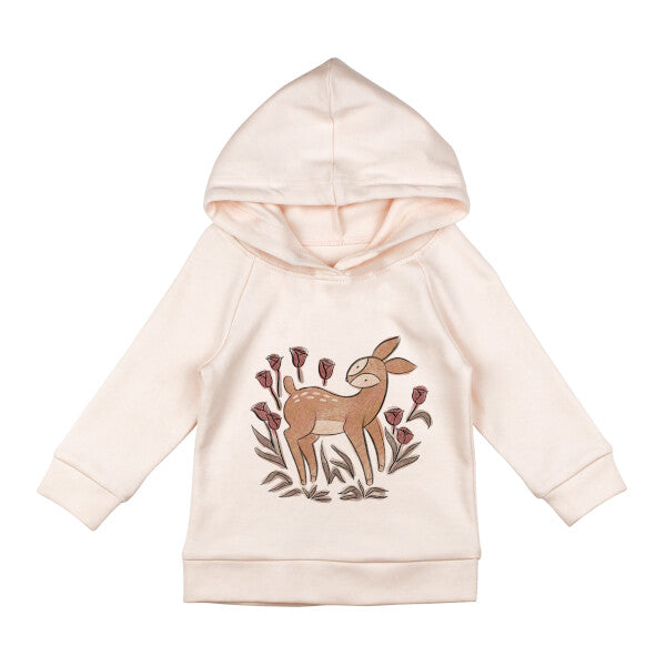 Foxy Organic Printed Raglan Hoodie