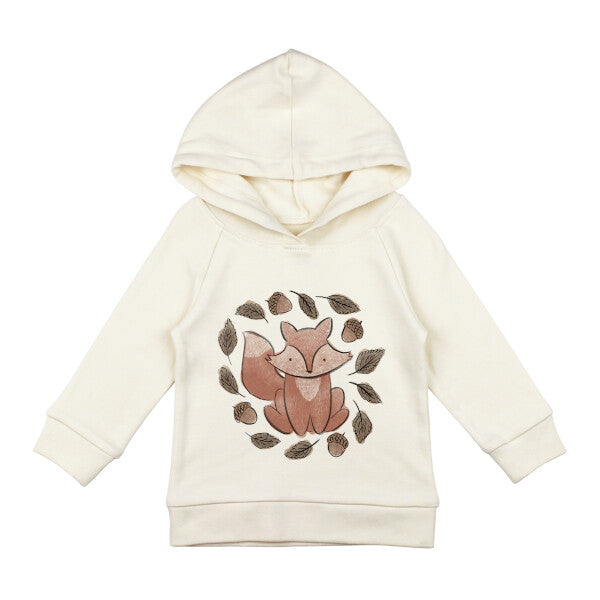 Doe-A-Deer Organic Printed Raglan Hoodie