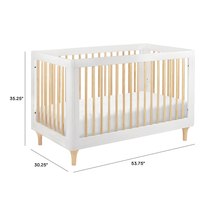 OPEN BOX Lolly 3-in-1 Convertible Crib with Toddler Bed Conversion Kit