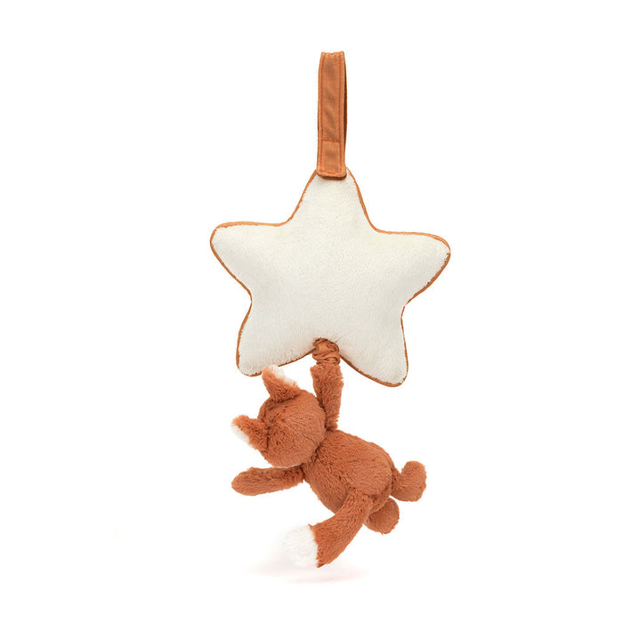 Bashful Fox Musical Pull Toy