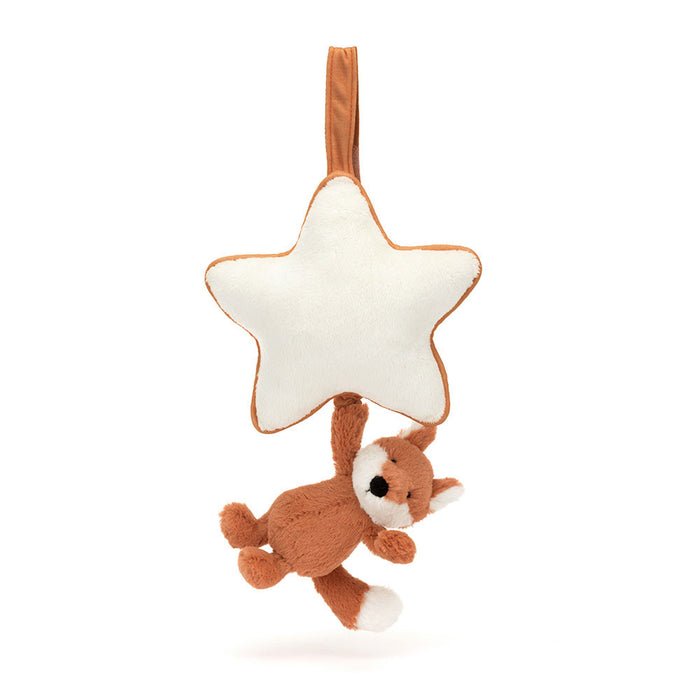 Bashful Fox Musical Pull Toy