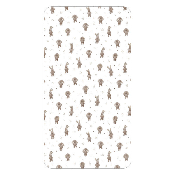 Shadow Bunny Organic Crib Sheets