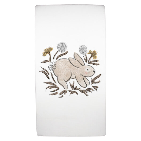 Bunny Organic Crib Sheets