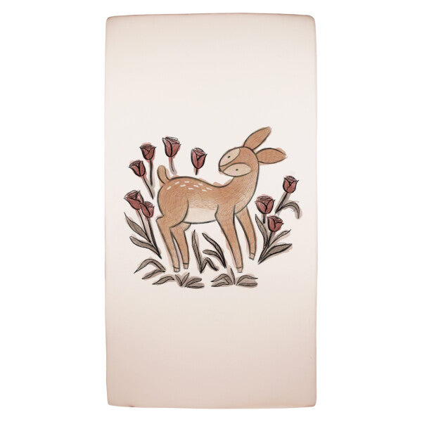 Doe-A-Deer Graphic Organic Crib Sheets