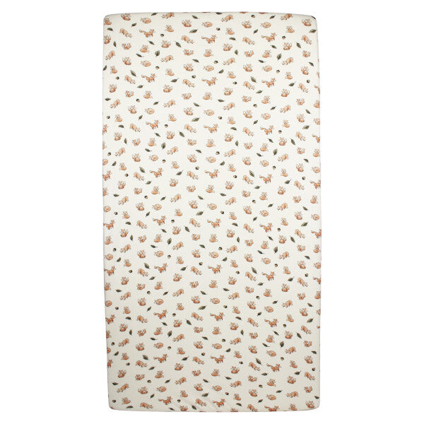 Foxy Organic Crib Sheets