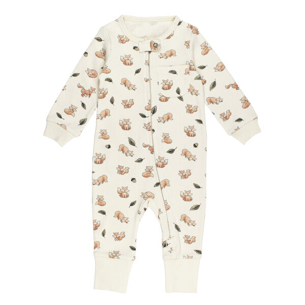 Foxy Organic Footless 2-Way Zipper Romper