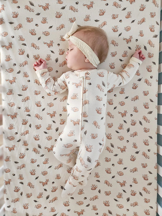 Foxy Organic 2-Way Zipper Footies