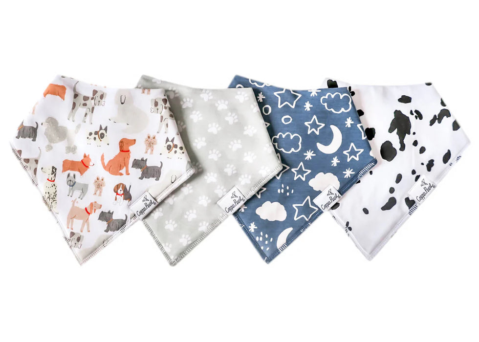 Rufus Baby Bandana Bib Set of 4