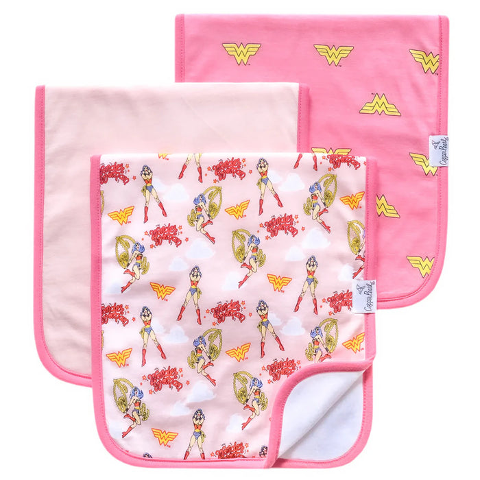 Wonder Woman Burp Cloth Set