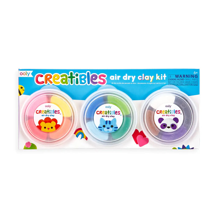 Creatibles Air Dry Clay Kit Set of 12