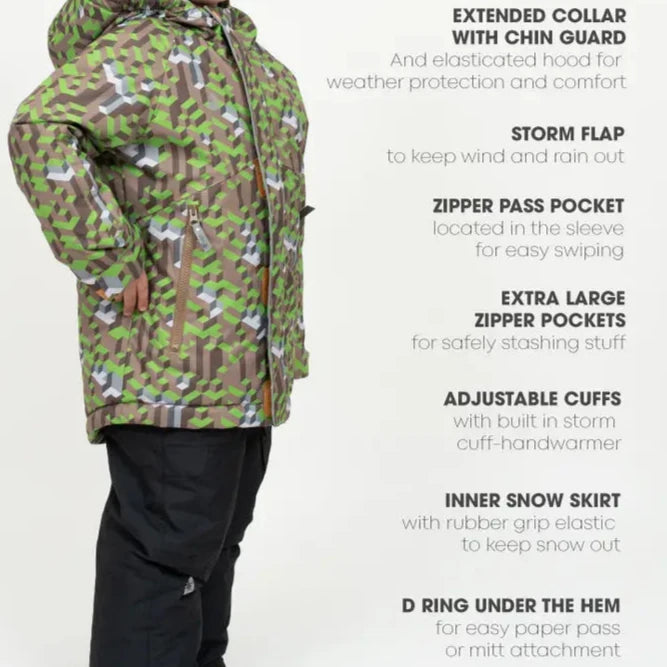 Tech Block Snowrider Deep Winter Coat