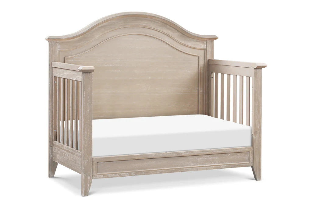 Beckett Rustic 4-in-1 Convertible Curve Top Crib