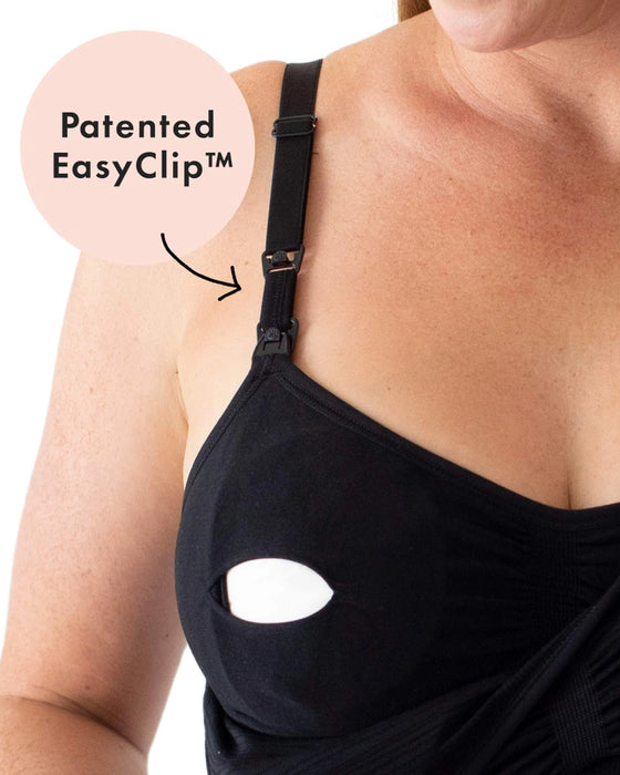 Black Sublime Hands-Free Pumping & Nursing Tank