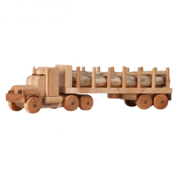 Wooden Log Truck