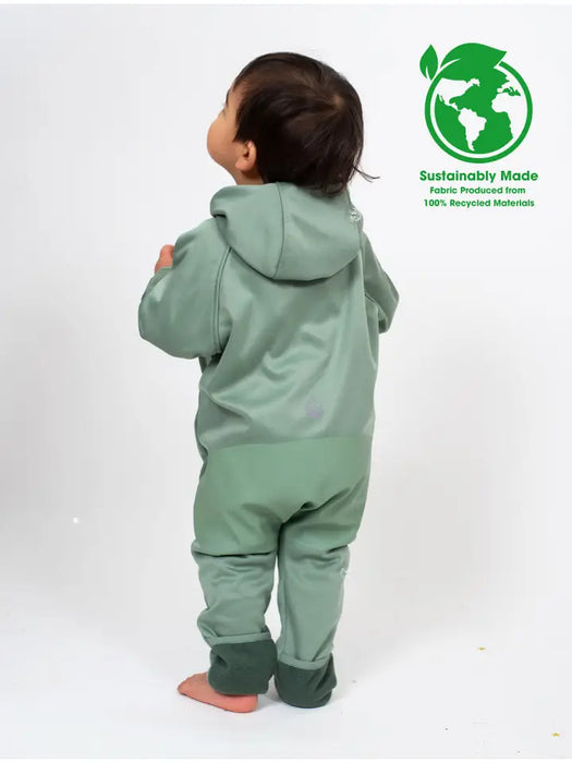 Waterproof & Windproof Fleece Eco Onesie - Basil