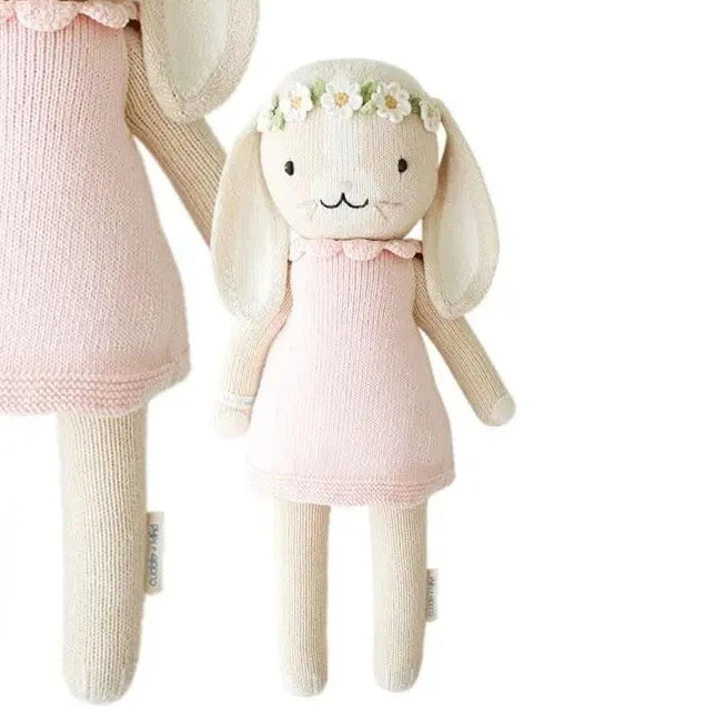 Hannah the Blush Bunny Knit Plush - Little