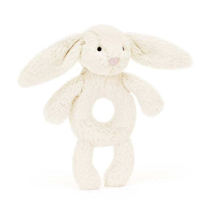 Bashful Cream Bunny Ring Rattle