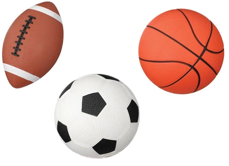 GO! Pro-Ball Set: Soccer Ball, Football, Basketball