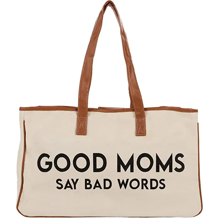 Good Moms Say Bad Words Cotton Tote Bag