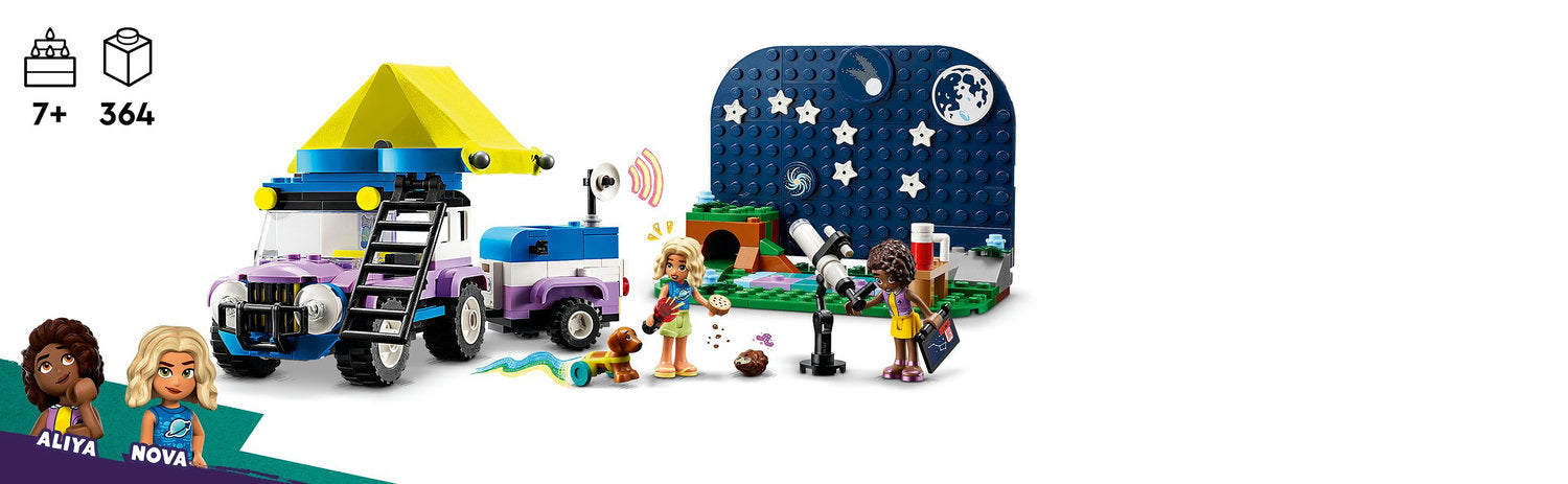 Stargazing Camping Vehicle LEGO Friends Set