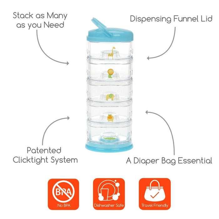 Stackable Baby Formula & Snack Storage Dispenser