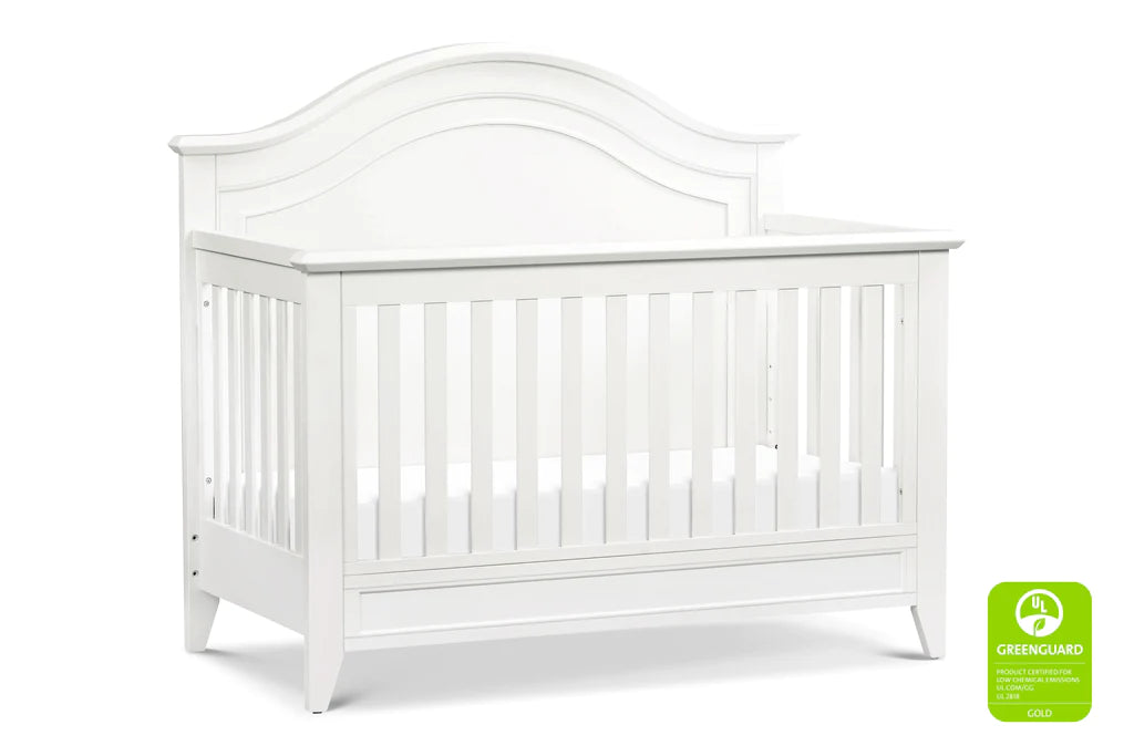 Beckett Rustic 4-in-1 Convertible Curve Top Crib