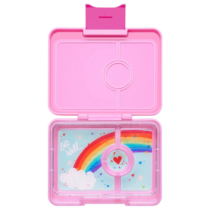 Pink Rainbow Snack Size Bento Box