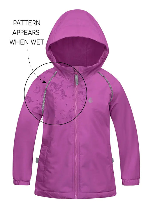 Color Changing Splashmagic Storm Jacket - Berry Skies