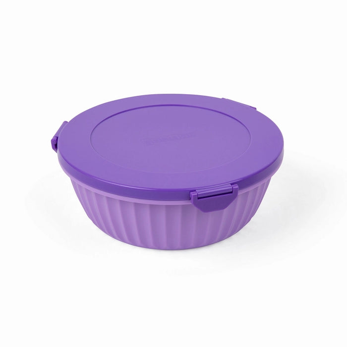 Maui Purple Poke Bowl with 3-Part Divider