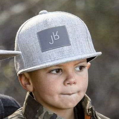 JR Grey Snapback Hat