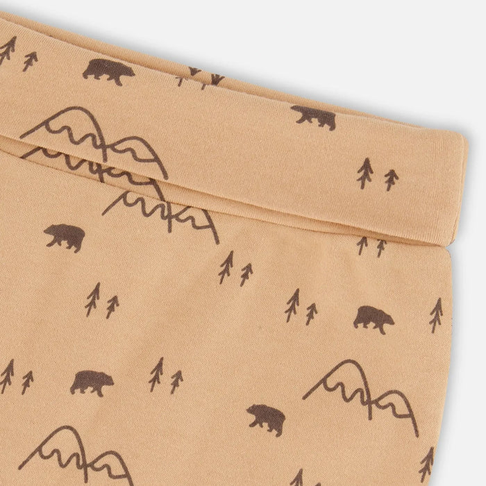 Printed Mountains Organic Cotton Pants