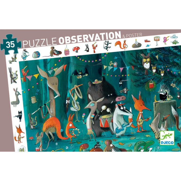 Forest Orchestra Observation Puzzle & Poster