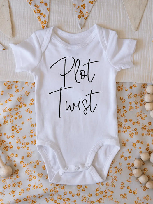 'Plot Twist' Onesie