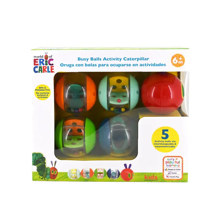 Eric Carle Very Hungry Caterpillar Plastic Busy Balls