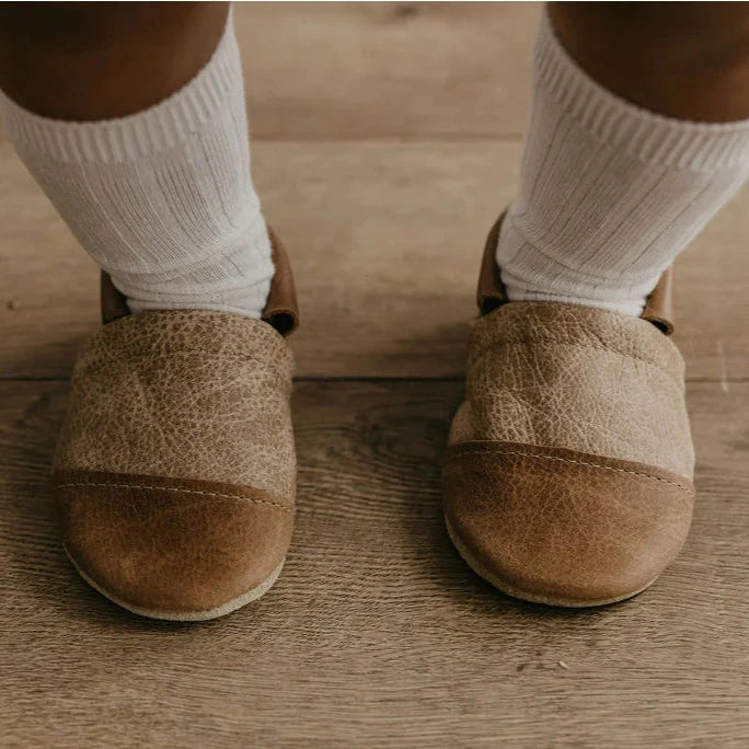 Caramel & Latte Two Tone Loafer Shoes