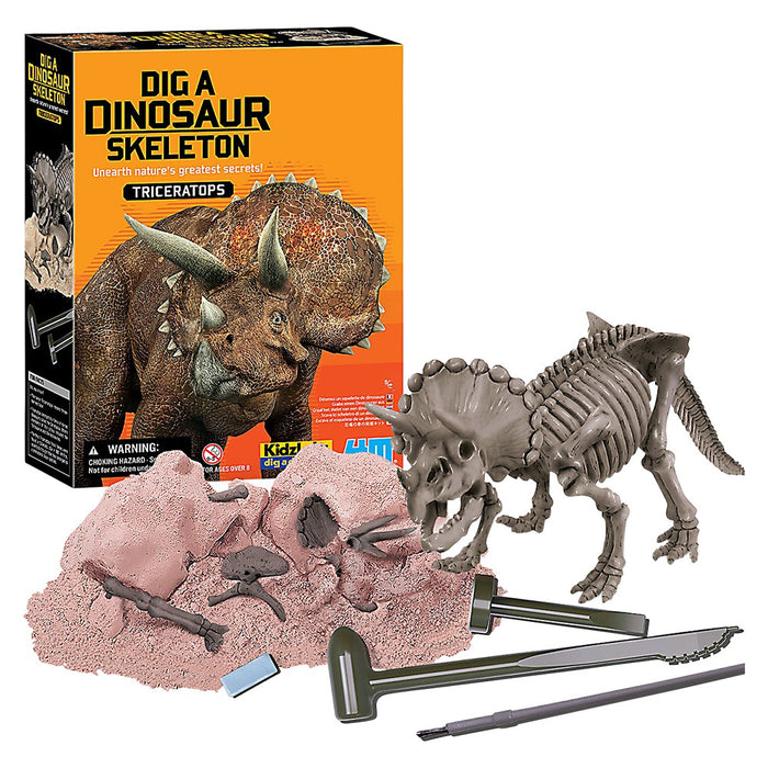 Triceratops Dig A Dinosaur Skeleton Kit