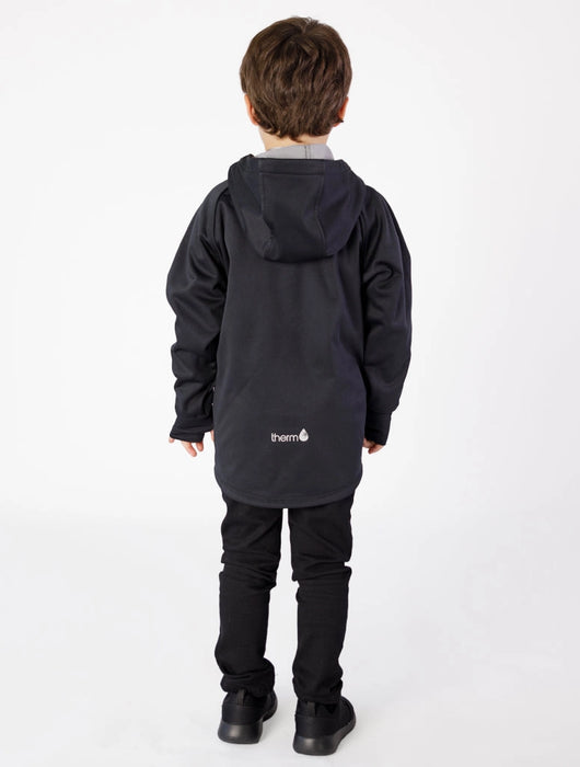 All Weather Waterproof & Windproof Eco Hoodie - Black