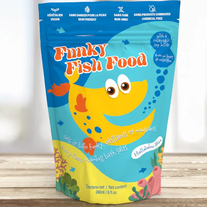 Hullabaloo Blue Funky Fish Food