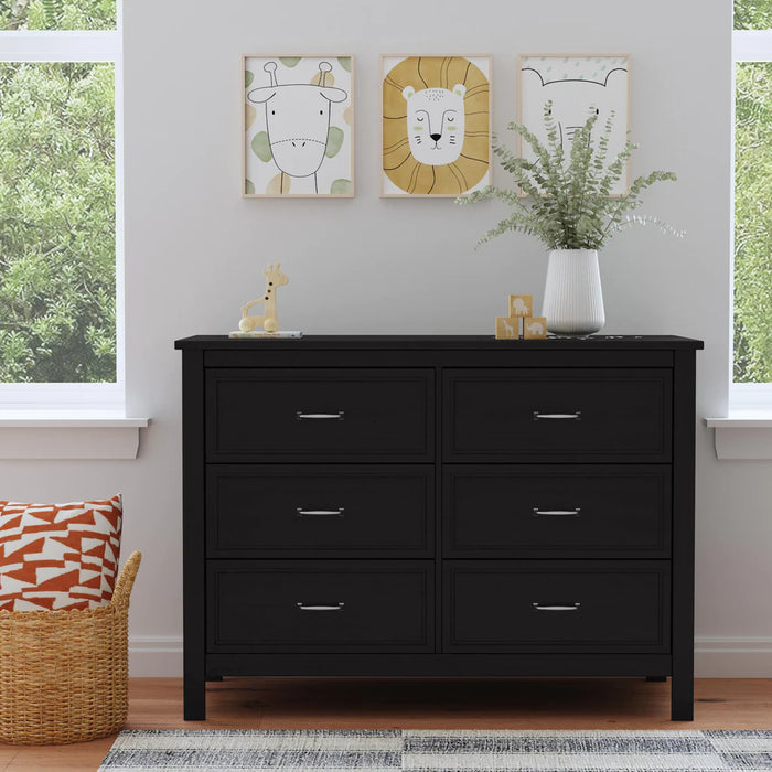 Charlie 6 Drawer Double Dresser