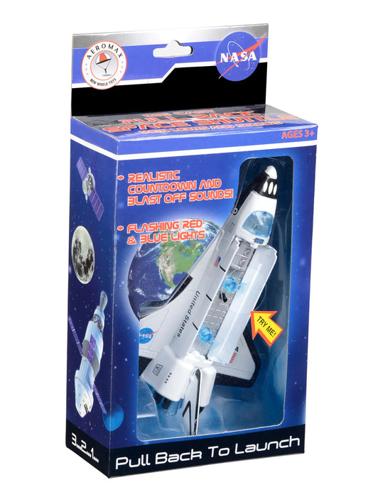 Boxed Diecast Pullback Space Shuttle