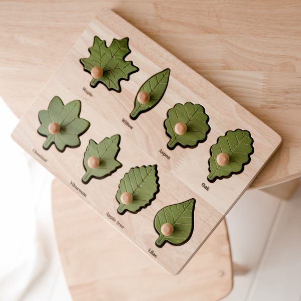 Wooden Leaf Puzzle