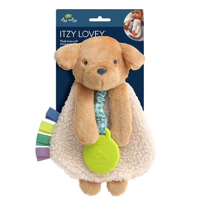 Trevor the Puppy Itzy Lovey Plush with Teether Toy