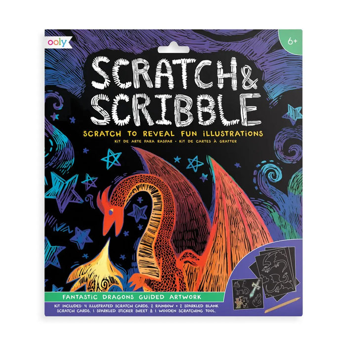 Fantastic Dragons Scratch & Scribble