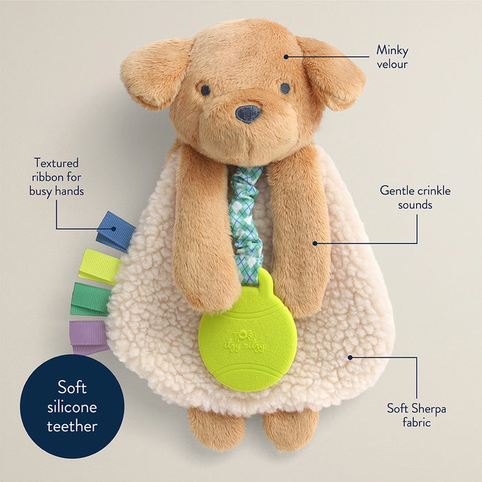 Trevor the Puppy Itzy Lovey Plush with Teether Toy