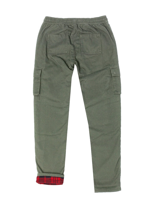 Lined Cargo Pull On Pants