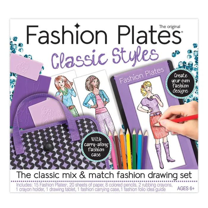 Fashion Plates Drawing Kit